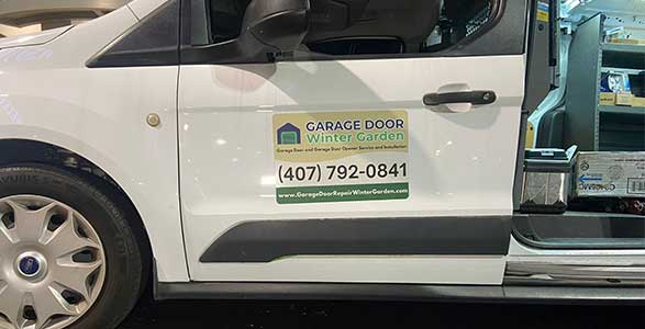 Garage Door Winter Garden